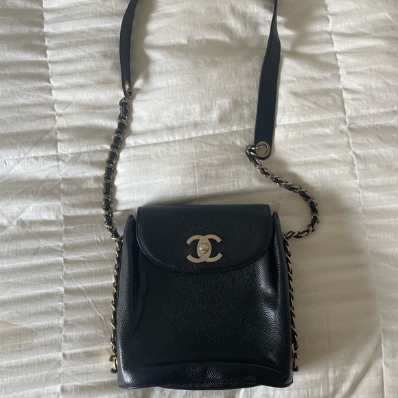 RARE CHANEL black purse - Picture 1 of 11